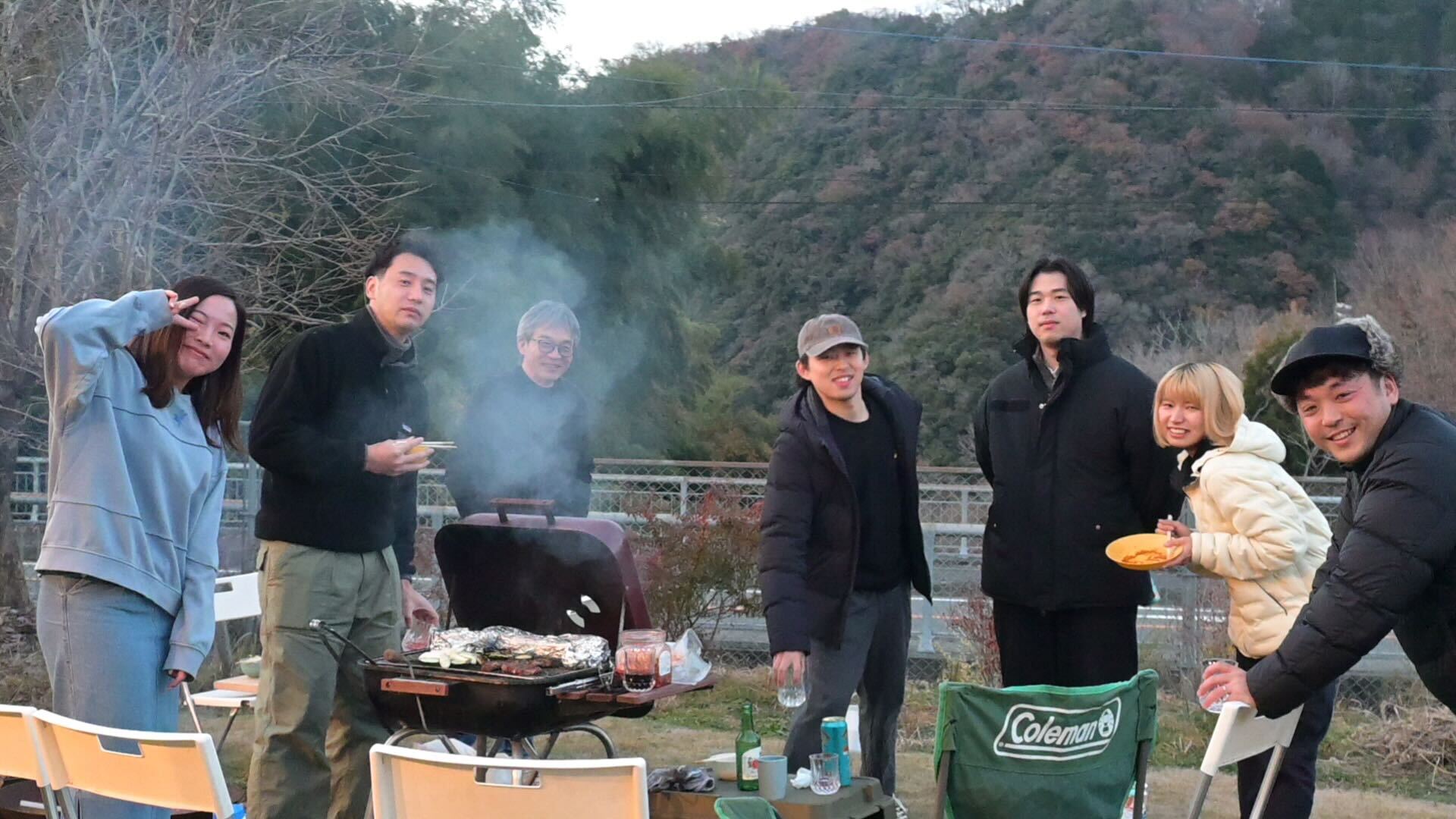 モッケヤの庭でBBQ