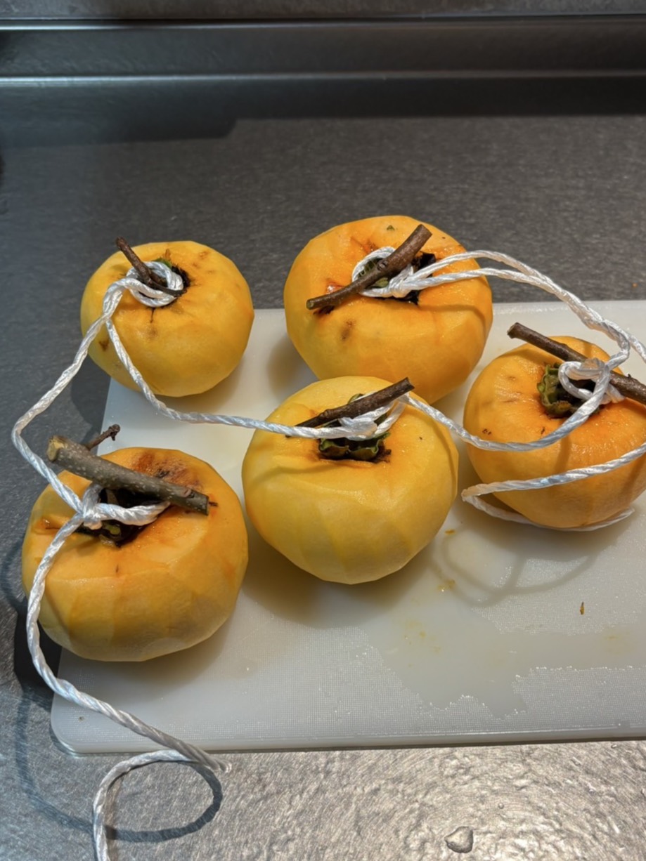 干し柿を作りました