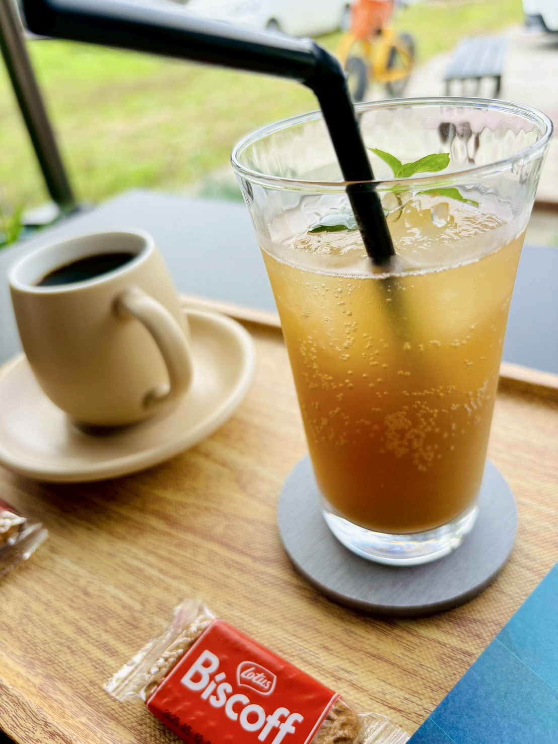 青野原のカフェ アマライトコーヒー コーヒーとジンジャーソーダ