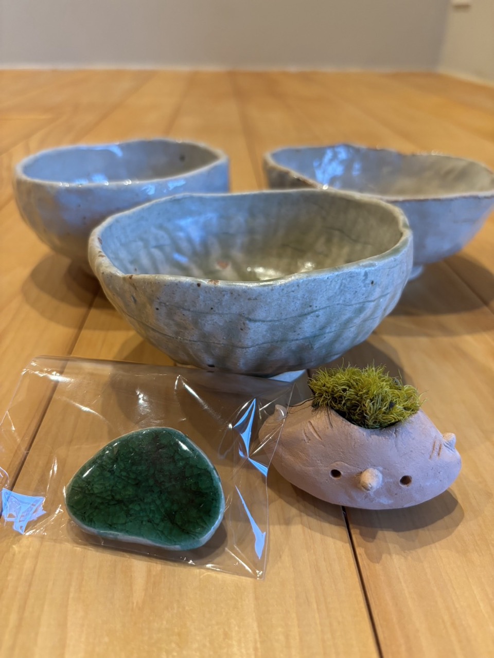 陶芸体験で作った器を受け取ってきました