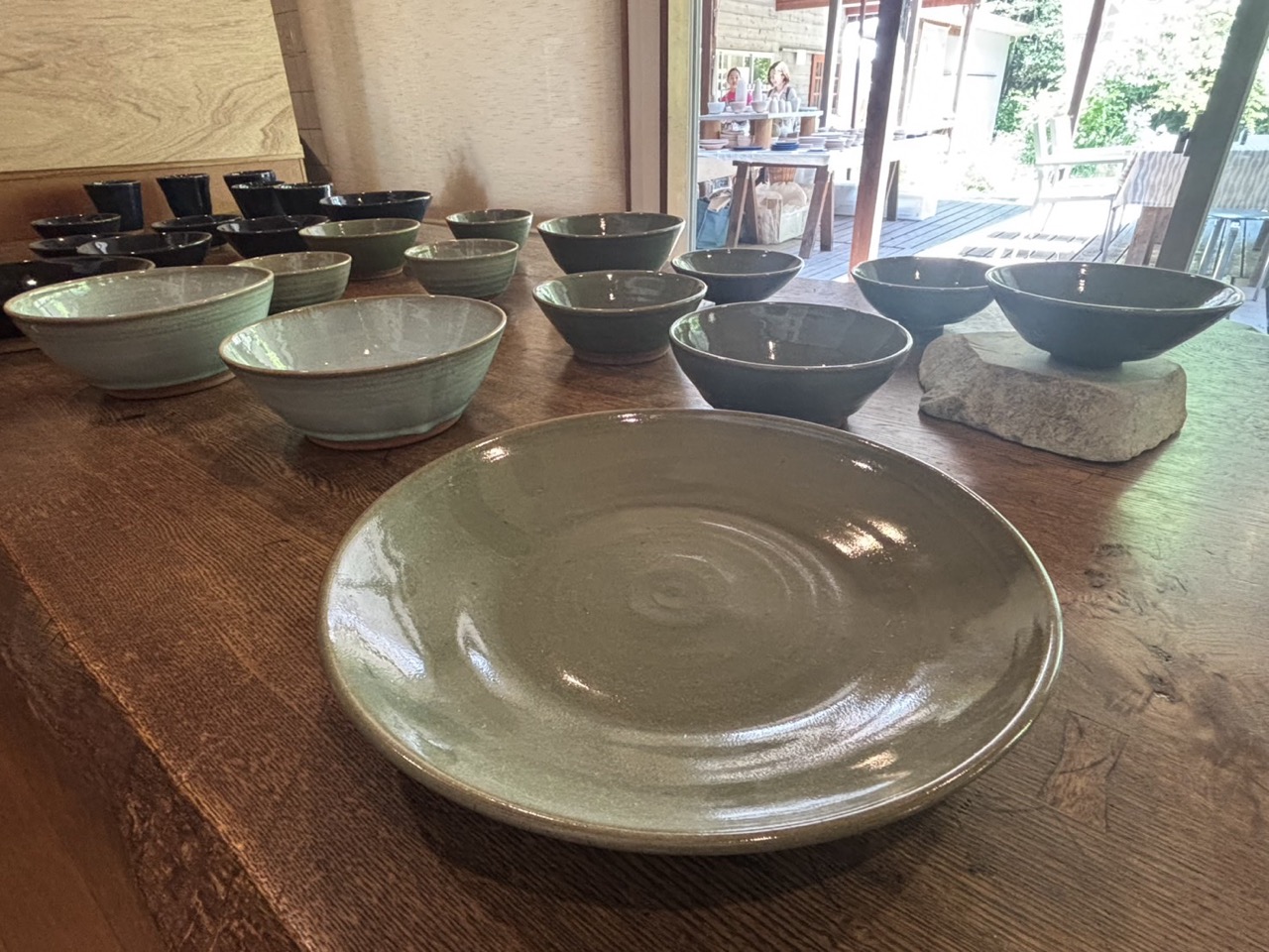 陶釉舎　陶器市　碓井先生の作品
