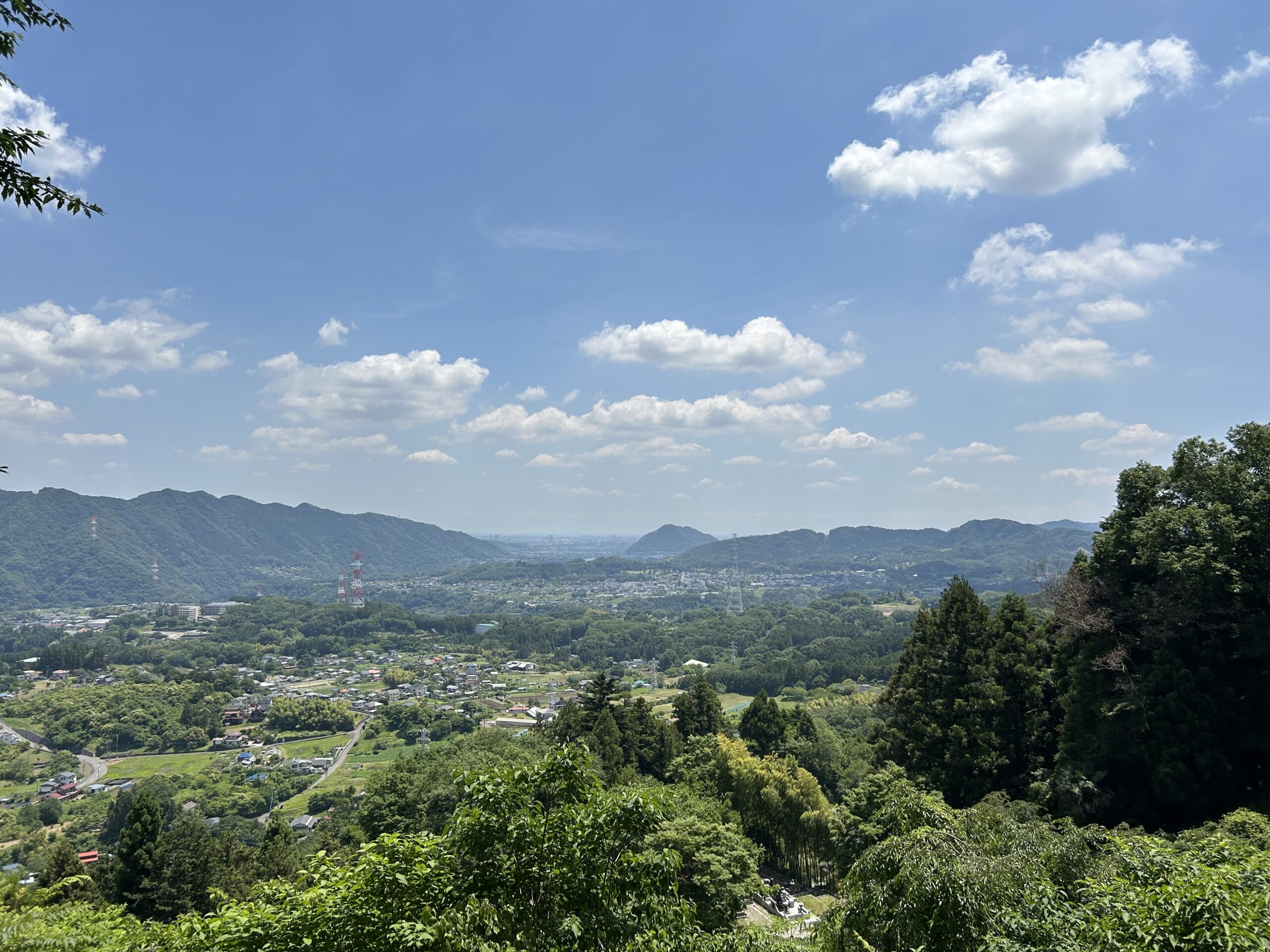 石老山からの景色